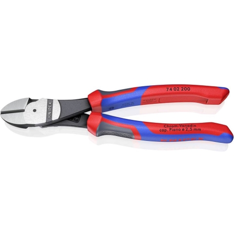 Knipex 74 02 200 Werkplaats Kracht-zijsnijtang Met facet 200 mm