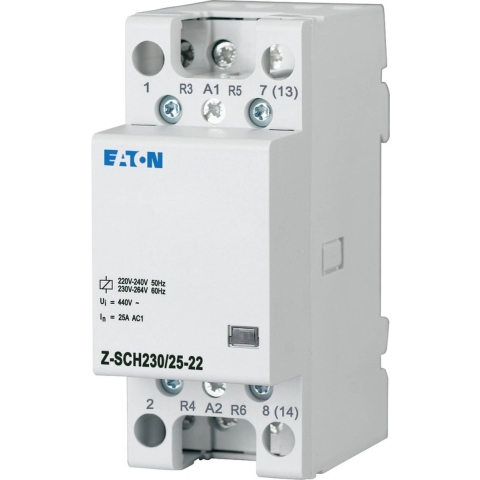 Eaton Z-SCH230/25-22 Installatiezekeringautomaat Nominale spanning: 230 V, 240 V Schakelstroom (max.): 25 A 2x NO, 2x NC 1 stuk(s)
