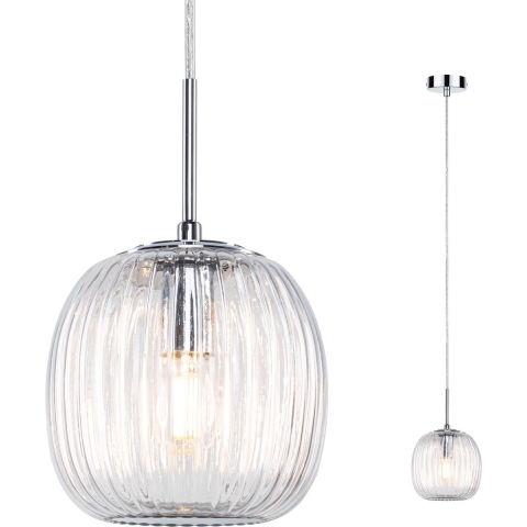 Paulmann Ruya 71143 Hanglamp E14 Glas, Chroom