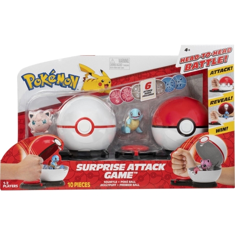 Pokemon Surprise Attack Game - Squirtle & Jigglypuff
