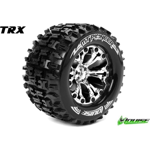 Louise MT-SPIDER Soft banden op 2.8" Velgen Chroom - 0" Offset - Hex 12mm