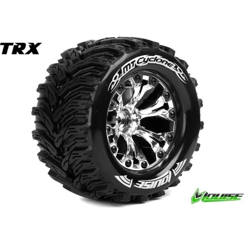 Louise MT-CYCLONE Soft banden op 2.8" Velgen Chroom - 0" Offset - Hex 12mm