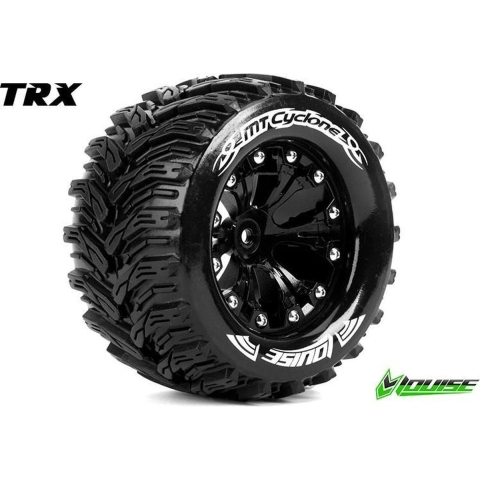 Louise MT-CYCLONE Soft banden op 2.8" Velgen Zwart - 0" Offset - Hex 12mm