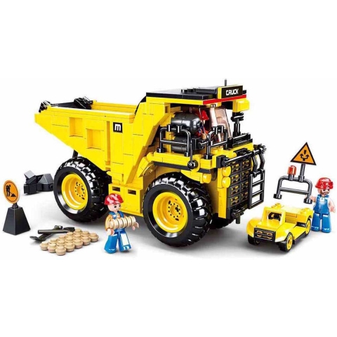 Sluban Mining Truck bouwstenen set