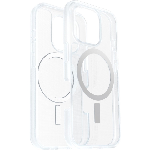 Otterbox React Backcover Apple iPhone 16 Pro Transparant Inductieve lading, MagSafe compatible