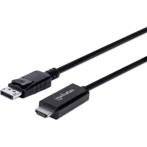 Manhattan 153201 DisplayPort-kabel DisplayPort / HDMI Adapterkabel DisplayPort-stekker, HDMI-A-stekker 1.80 m Zwart