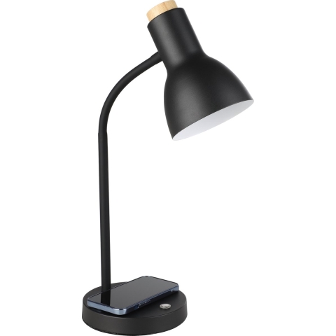 EGLO Veradal-Qi Tafellamp - LED - 45 cm - Zwart|Bruin - Dimbaar