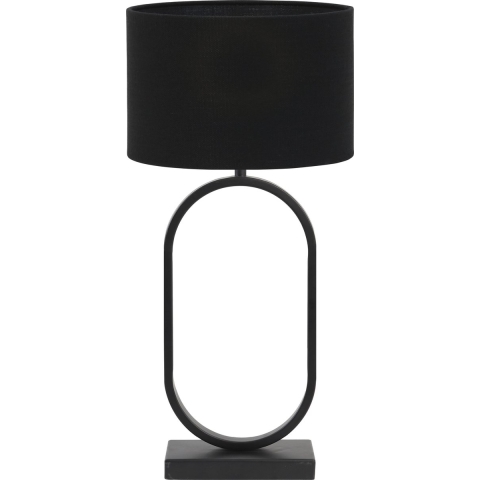 Light & Living Tafellamp Jamiri|Livigno - Zwart|Zwart - Ø30x67cm