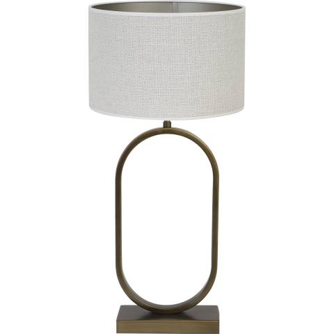 Light & Living Tafellamp Jamiri|Saverna - Ant, Brons|Eiwit - Ø30x67cm