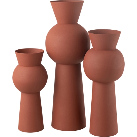 J-Line Vaas Nala Ijzer Roest Large