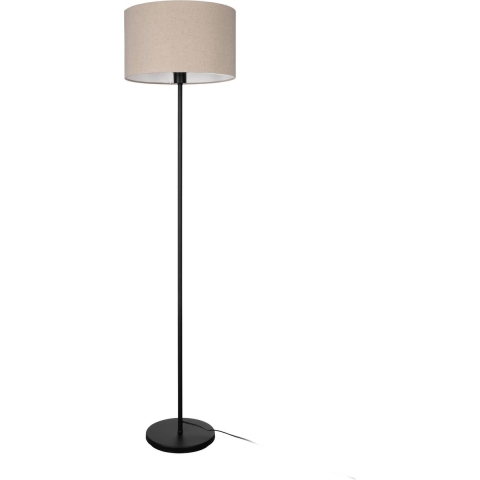 EGLO Feniglia Vloerlamp - E27 - 151 cm - Beige|Zwart - Linnen