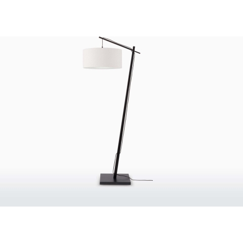 GOOD&MOJO Vloerlamp Andes - Zwart|Wit - 72x47x176cm