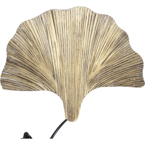 PTMD Lyndy Wandlamp Schelp - 32 x 10 x 26 cm - Metaal - Goud