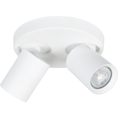 Highlight Spot Oliver Mat Wit 2 lichts GU10 Ø 17cm