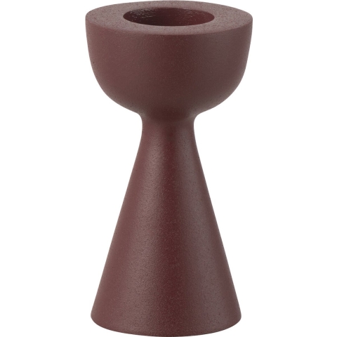 J-Line kaarshouder cone - aluminium - kastanjebruin - small