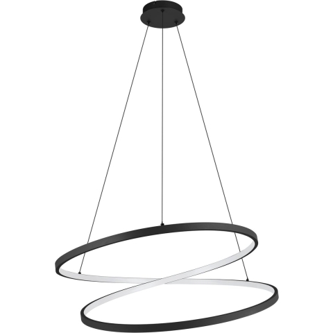 EGLO Ruotale Hanglamp - LED - Ø 70 cm - Zwart