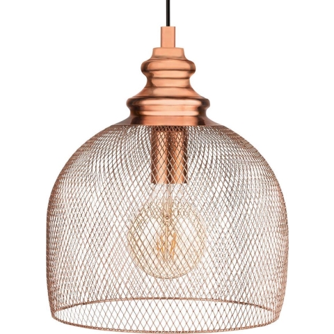 EGLO Straiton Hanglamp - E27 - Ø 28 cm - Koper