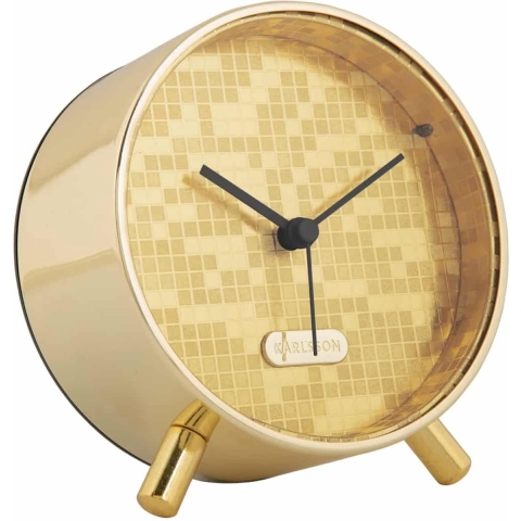 Karlsson Wekker Disco - Goud - Ø11cm