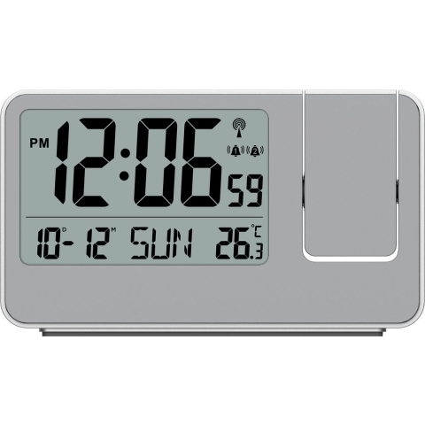 Projectiewekker Technoline WT 534 143x84x39mm zilver