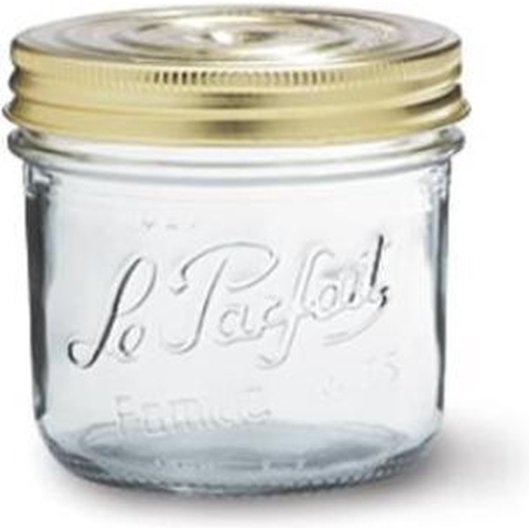 6x Weckpot/inmaakpot met schroefdeksel 500 ml -