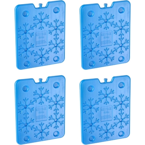 8x Blauwe koelelementen 800 ml 25 x 32 cm -