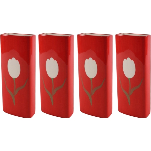 8x Stuks Radiatorbak luchtbevochtiger/waterverdamper porselein 20 x 8 cm -