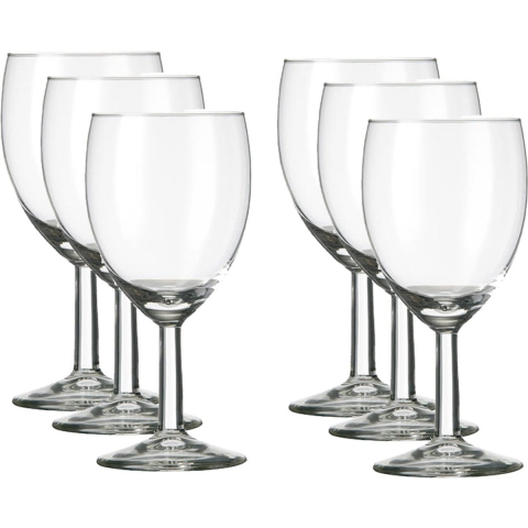 12x Wijnglazen voor witte wijn 240 ml Gilde -