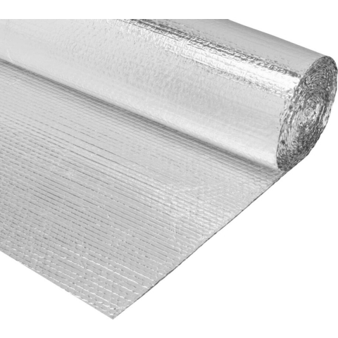 Radiatorfolie - 500 x 50 cm - aluminium - zelfklevend - energiebesparende isolatiefolie -