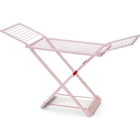 Wasrek - 20 meter - droogrek - oud roze - kunststof - 55x180x108 cm -