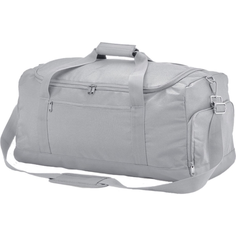 Reistas/weekendtas/sporttas model Active - lichtgrijs - 55 x 26 x 27 cm - 35 liter -