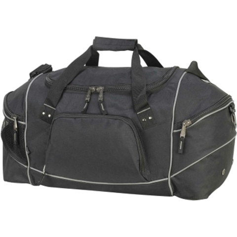 Reistas/weekendtas/sporttas model Daytona - 60 x 31 x 27 cm - 4 vakken - zwart -