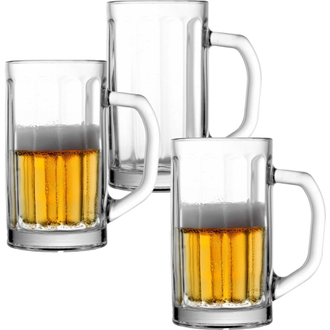 Uniglass Bierpullen Nicol - 0,5 liter - glas - 6 stuks - bierglas -