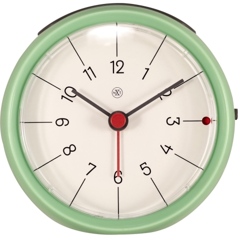 NeXtime NX-7344GN Alarmklok NXt Otto Ø 9,5 X 3.8 Cm Groen
