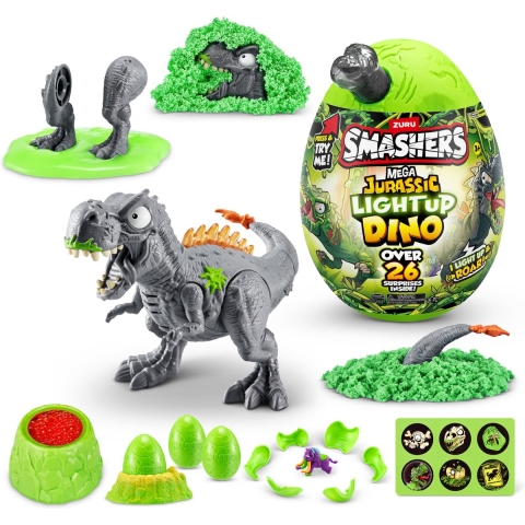 Zuru Smashers Mega Jurassic Light-Up Dino