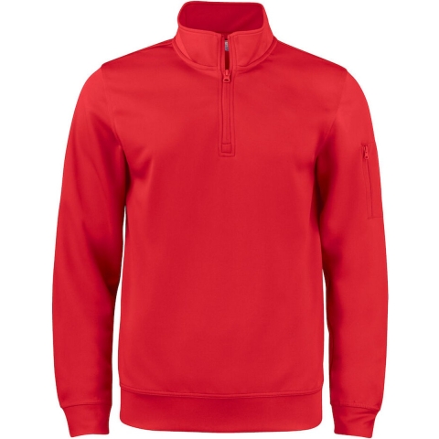 Clique 021013 Basic Active Half Zip - Rood - XS