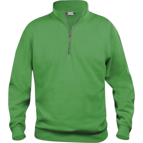 Clique 021033 Basic Half Zip - Appelgroen - XXL