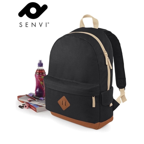 Atlantis BG825 Heritage Backpack - Black - 31 x 45 x 19 cm