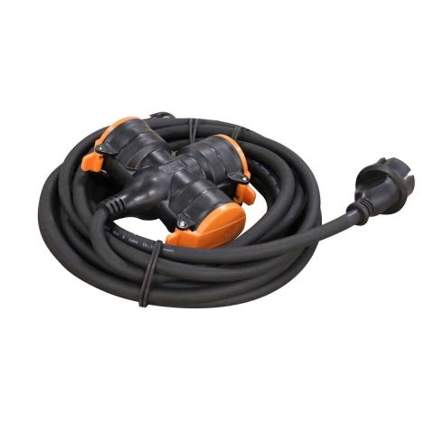 Relectric PRO verlengsnoer 5 mtr 3-voudig 3x1,5mm - RELEC493135 RELEC493135