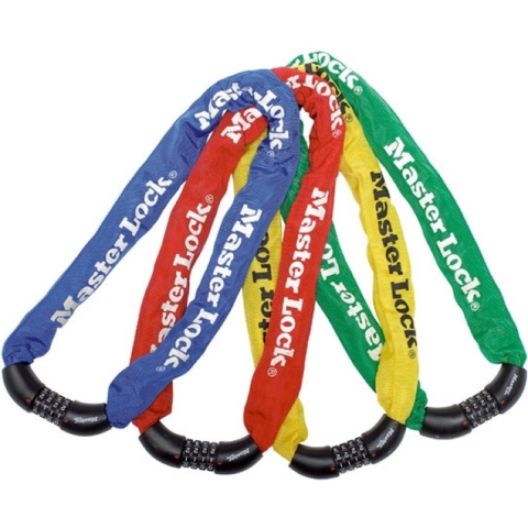 Masterlock Steel chain 90cm x Ø 8mm with resettable combination 4 digitsnylon sl - 8392EURDPROCOL