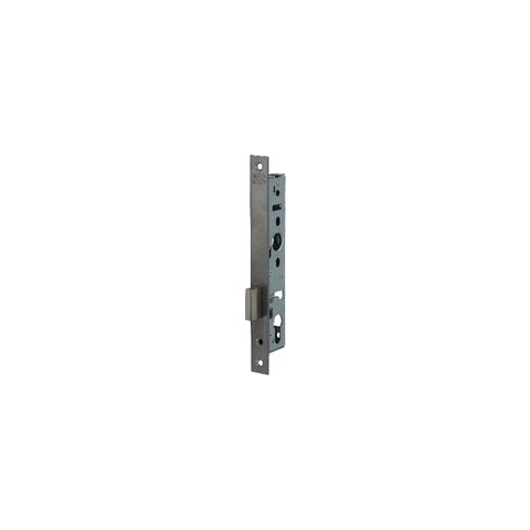 Nemef 9650 Kastslot | DM25mm | voorplaat RVS 24x245mm rechthoekig | zamac vernikkelde nachtschoot | DR 1+2+3+4 - 9965107000
