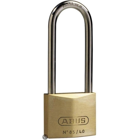 ABUS Cilinderhangslot | breedte slotlichaam 40 mm | messing gelijksluitend 0709 | 1 stuk - 2513 2513