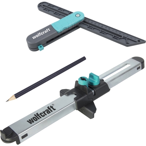 Wolfcraft Projectset | "Hoeken overdragen en laminaat inpassen" | 1 set - 8660000