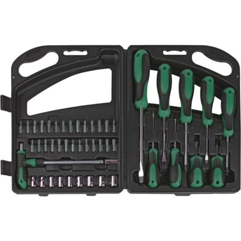 Brüder Mannesmann Schroevendraaier- bit- dopset 47 dlg (Hobby) - 11247