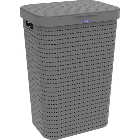 Rotho Country Wasmand 55L Antraciet