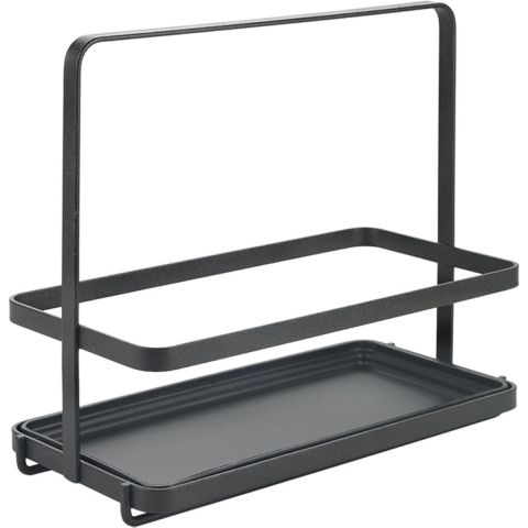 Metaltex Olie-Kruidenrek 23x11x18 cm Zwart/Metaal