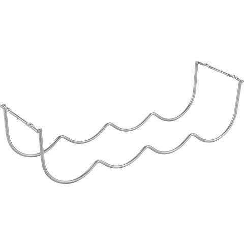 Metaltex Flessenhouder 41x12x11 cm Zilver
