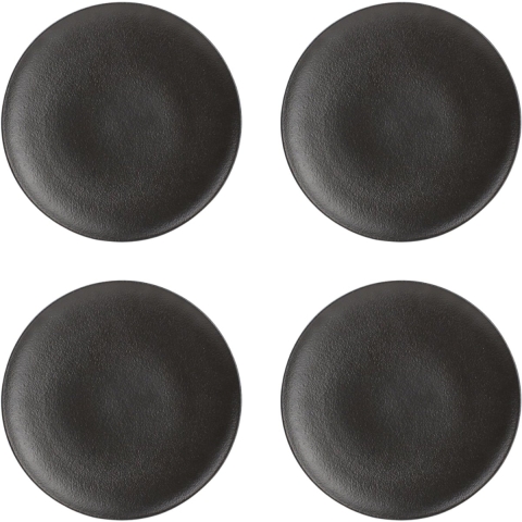 Fine2Dine Ontbijtbord / Dessertbord Dusk Zwart ø 21 cm - 4 stuks