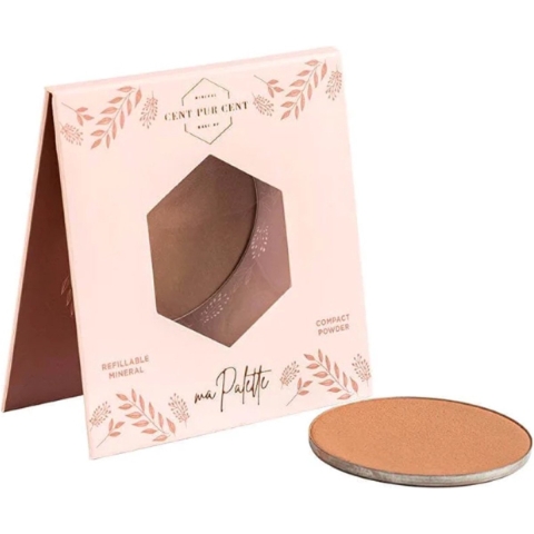 Cent Pur Cent Refillable Compacte Minerale Foundation Dark | 9 g