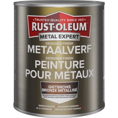 Rust-Oleum Designer Finish - Gietbrons - 0,75L