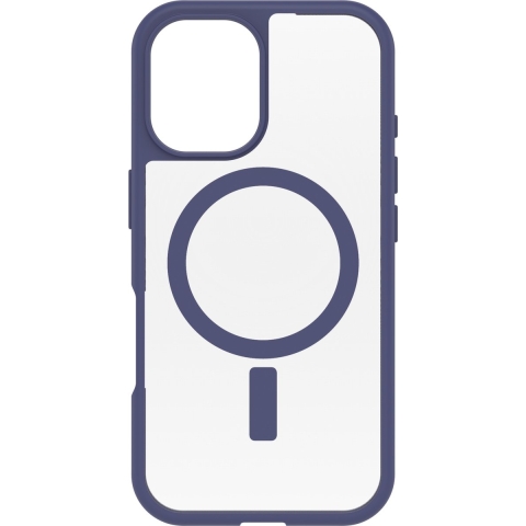 Otterbox React Backcover Apple iPhone 16 Lila, Transparant Inductieve lading, MagSafe compatible